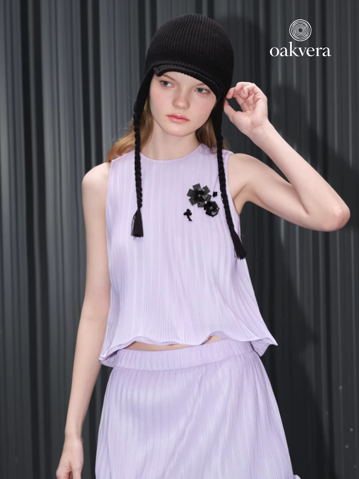 Ruffle Muse Cropped Top