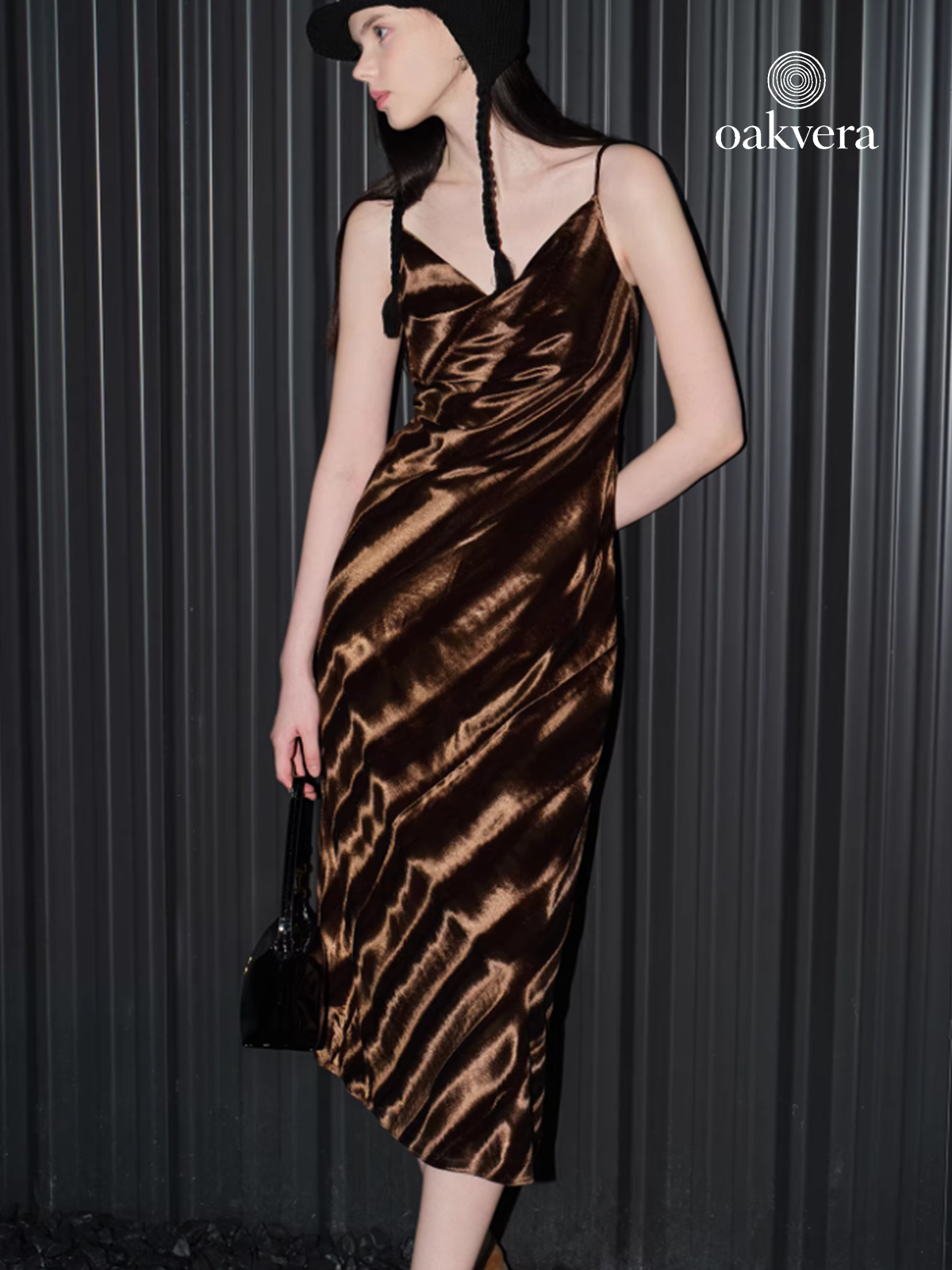 Velour Grace Slip Dress