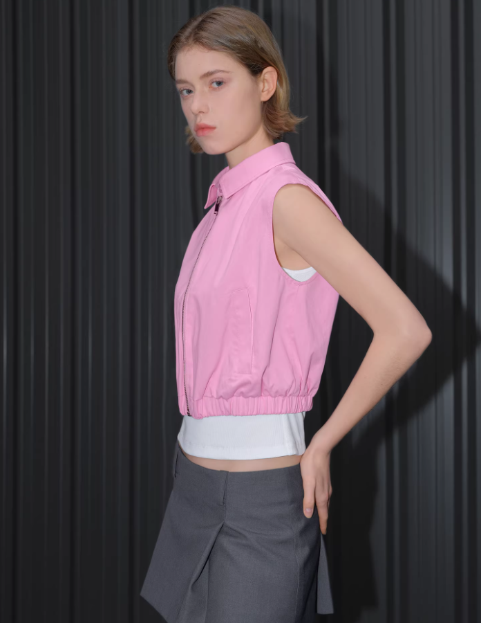 Petal Muse Cotton Vest