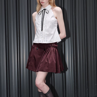 Halo Edge Halter Blouse