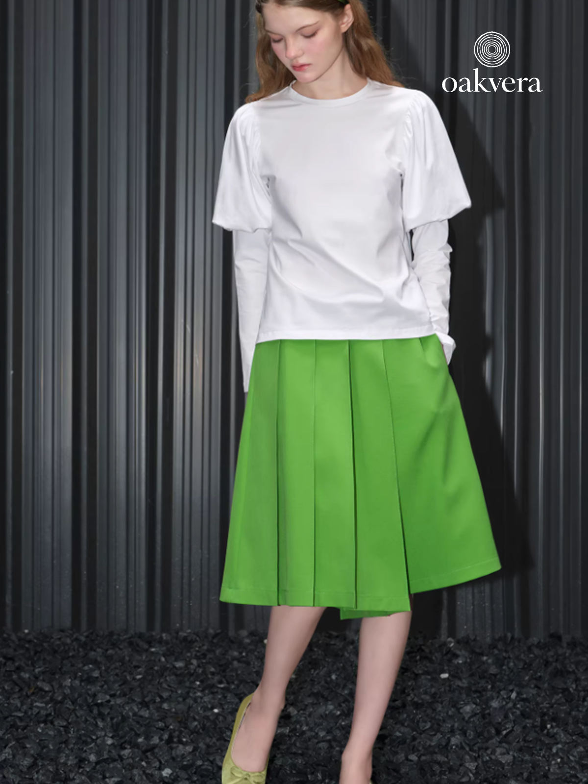 Pleat Flow Culotte Pants