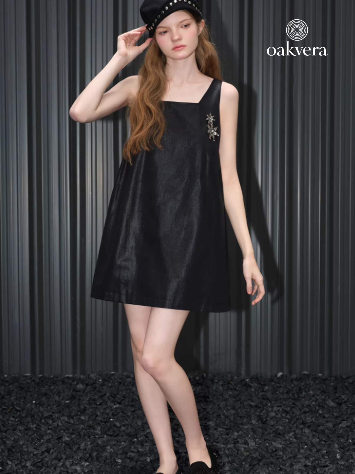 Noir Essence Sleeveless Dress
