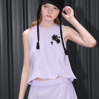 Ruffle Muse Cropped Top