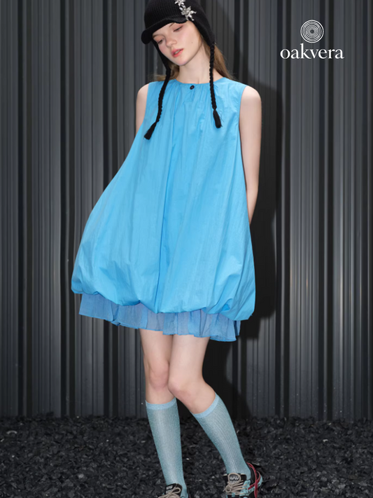Bloom Collar Bubble Dress