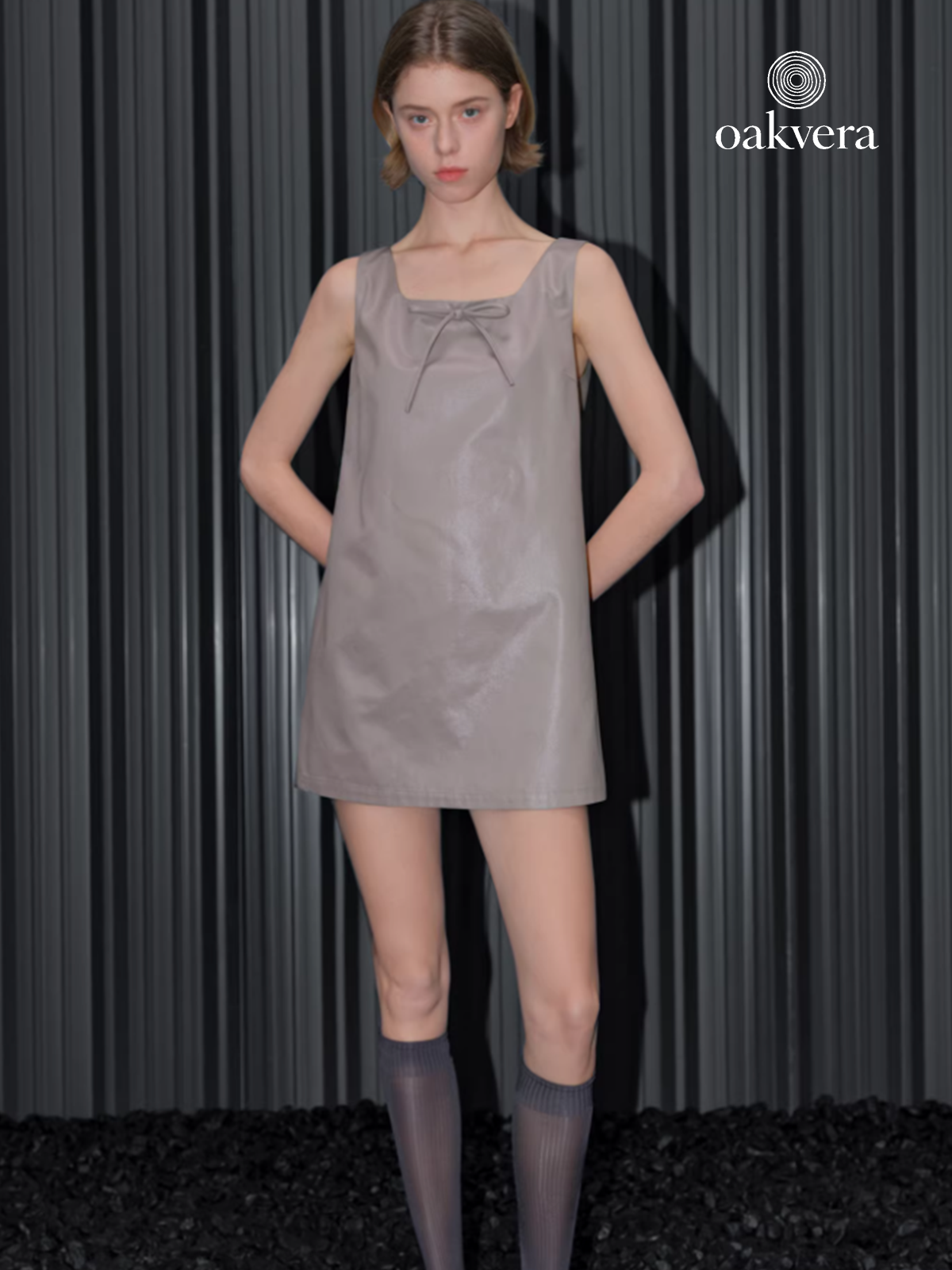 Lustre Bow Flow Dress