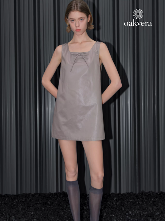 Lustre Bow Flow Dress