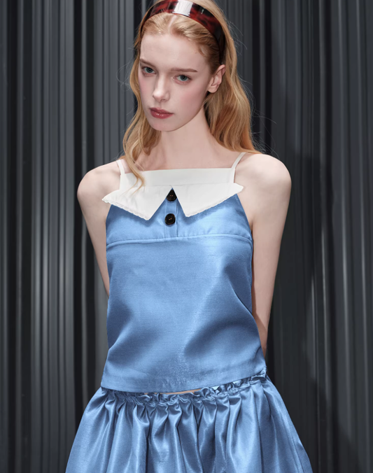 Vintage Sweetheart Strap Top