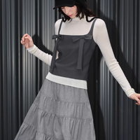 Grey Poise Bow Cami