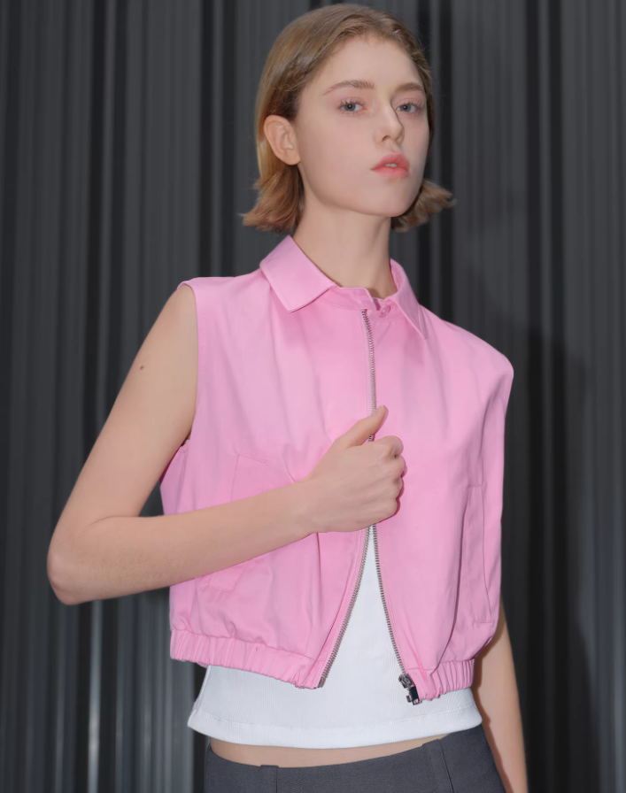Petal Muse Cotton Vest